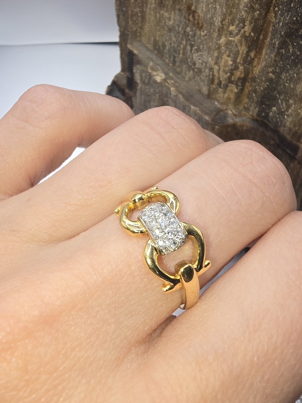Roberto Cavalli 18k Diamond Ring